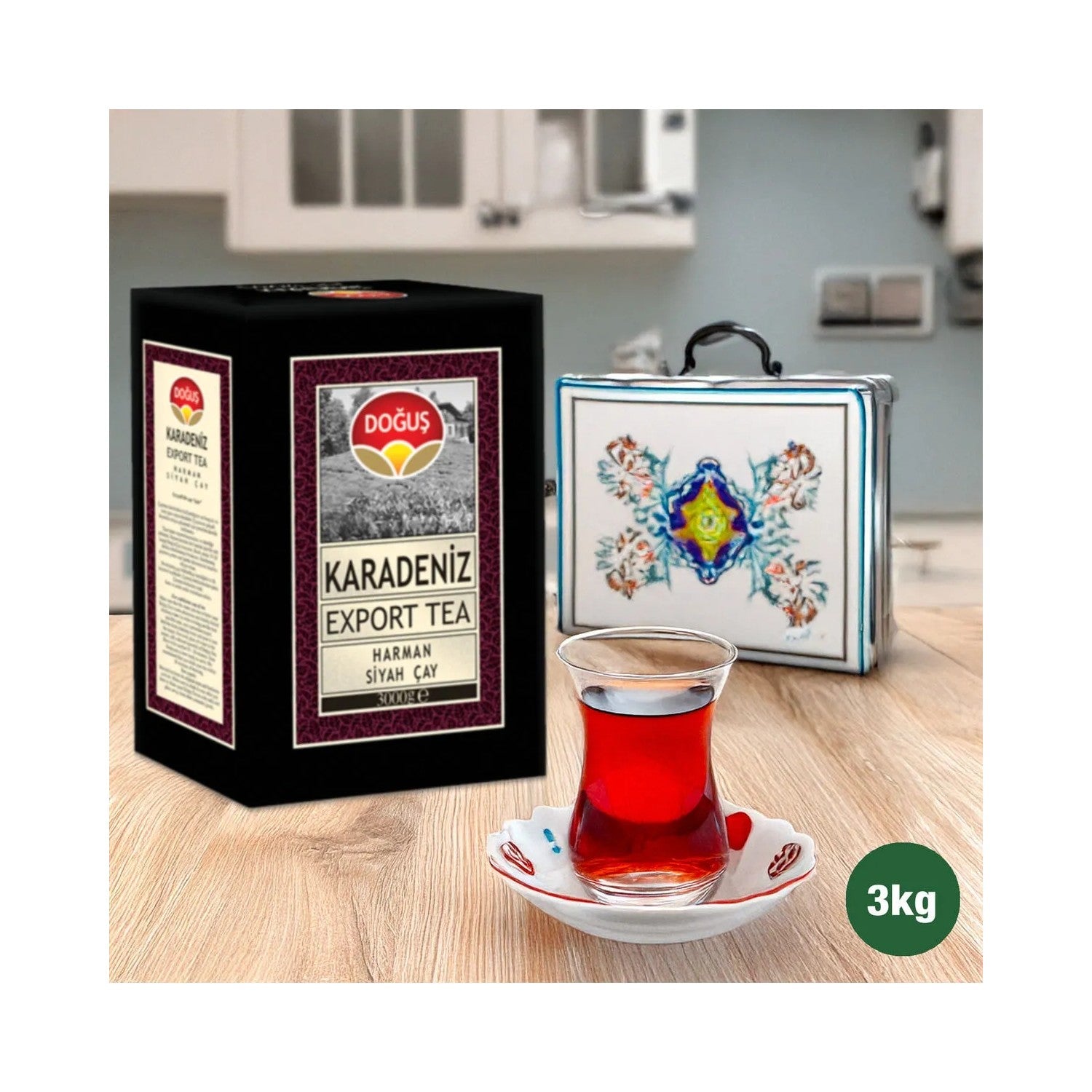 Dogus Karadeniz Export tea 3000 g Karton Kutu - MALLTURK