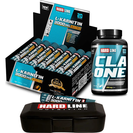 Hardline Nutrition Hardline Form 6 L-Carnitine 3000 mg (20 tablets) + CLA One Combination - MALLTURK