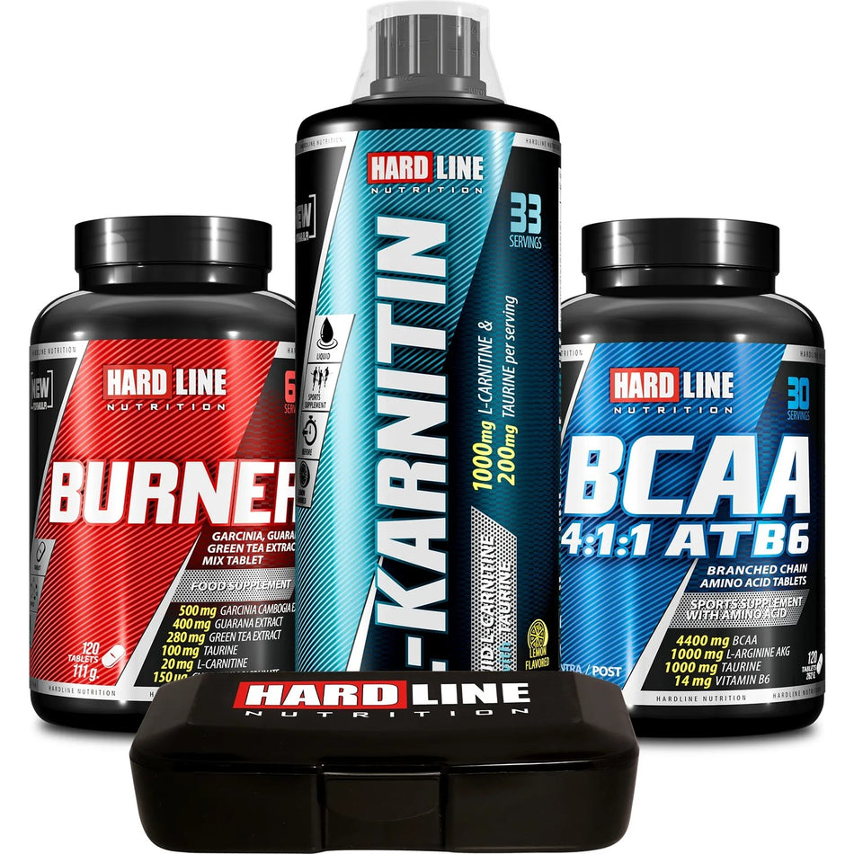 Hardline Nutrition Hardline Form 5 Combination Burner + BCAA + L-Carnitine Liquid 1000ml - MALLTURK