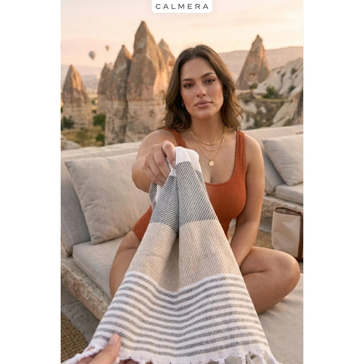 Calmera Natura Cotton Turkish Pestemal