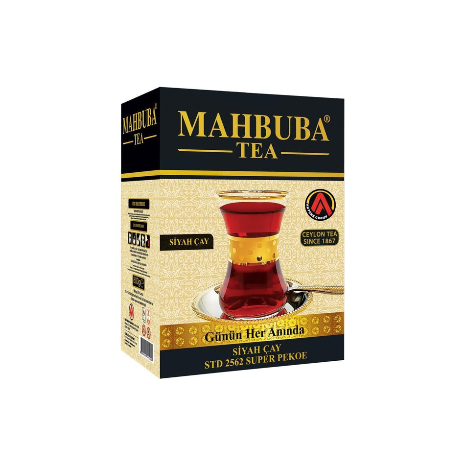 Mahbuba STD 2562 Super Pekoe Ithal Seylan Sri Lanka Ceylon Kacak Siyah Yaprak tea 800 g - MALLTURK