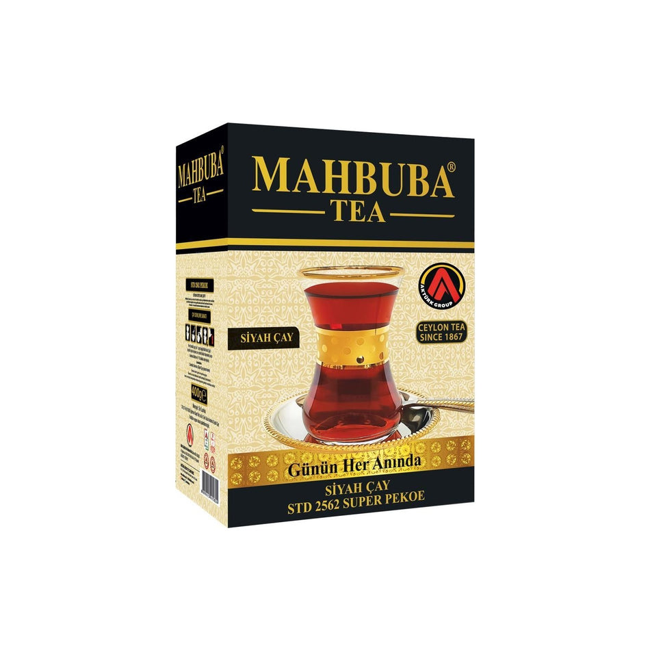 Mahbuba STD 2562 Super Pekoe Ithal Seylan Sri Lanka Ceylon Kacak Siyah Yaprak tea 400 g - MALLTURK