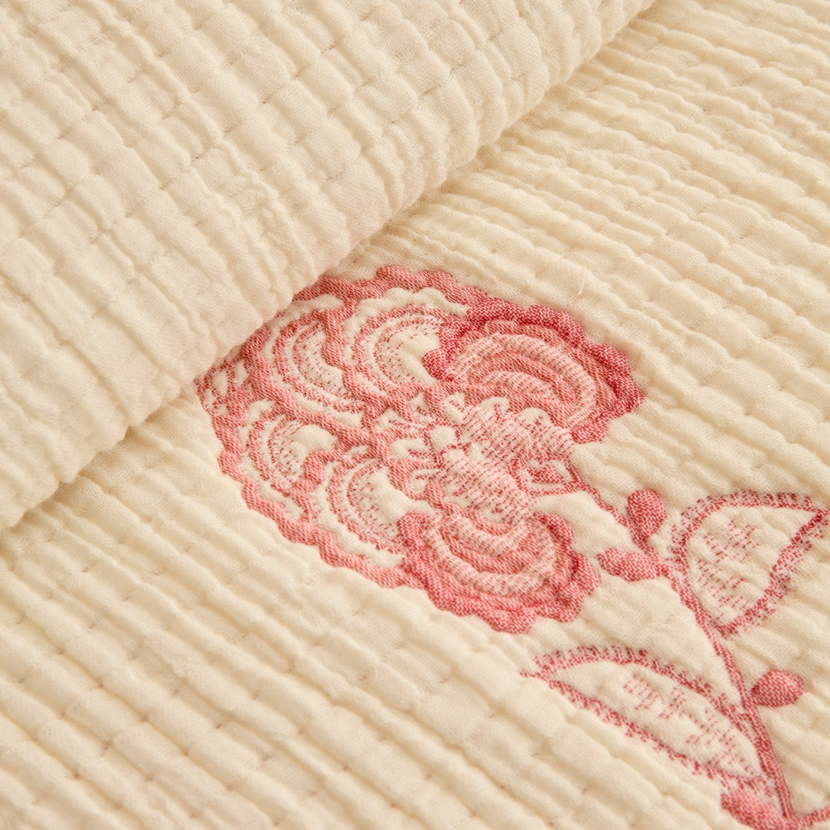 Karaca Home Lioren 100% Cotton Nish Set Double Bed Quilted Bedding Set Multicolour - MALLTURK