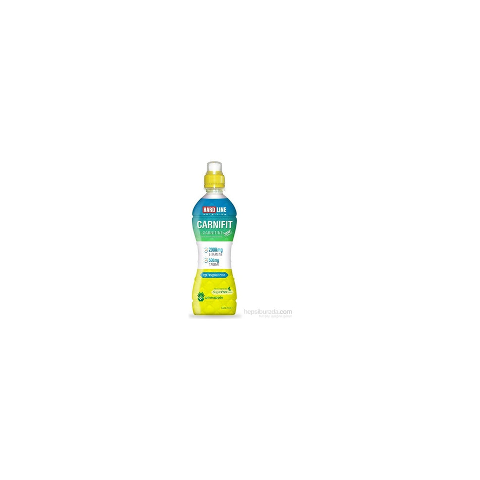 Hardline Nutrition Carnifit Pineapple Flavored 500 ML L-Carnitine Containing 24 Bottles/Box Product - MALLTURK