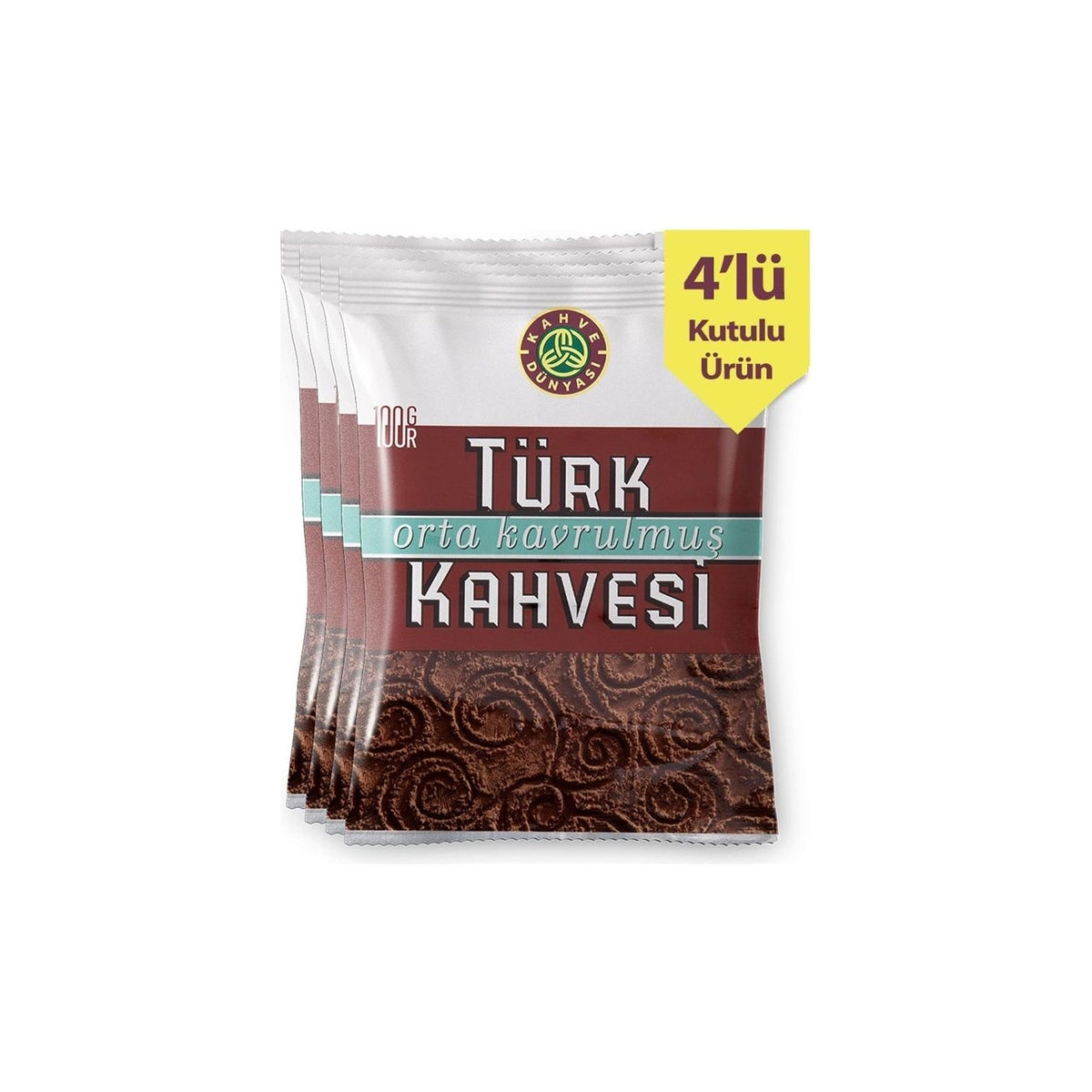 Coffee World Turkish Coffee Medium 4-Pack - MALLTURK
