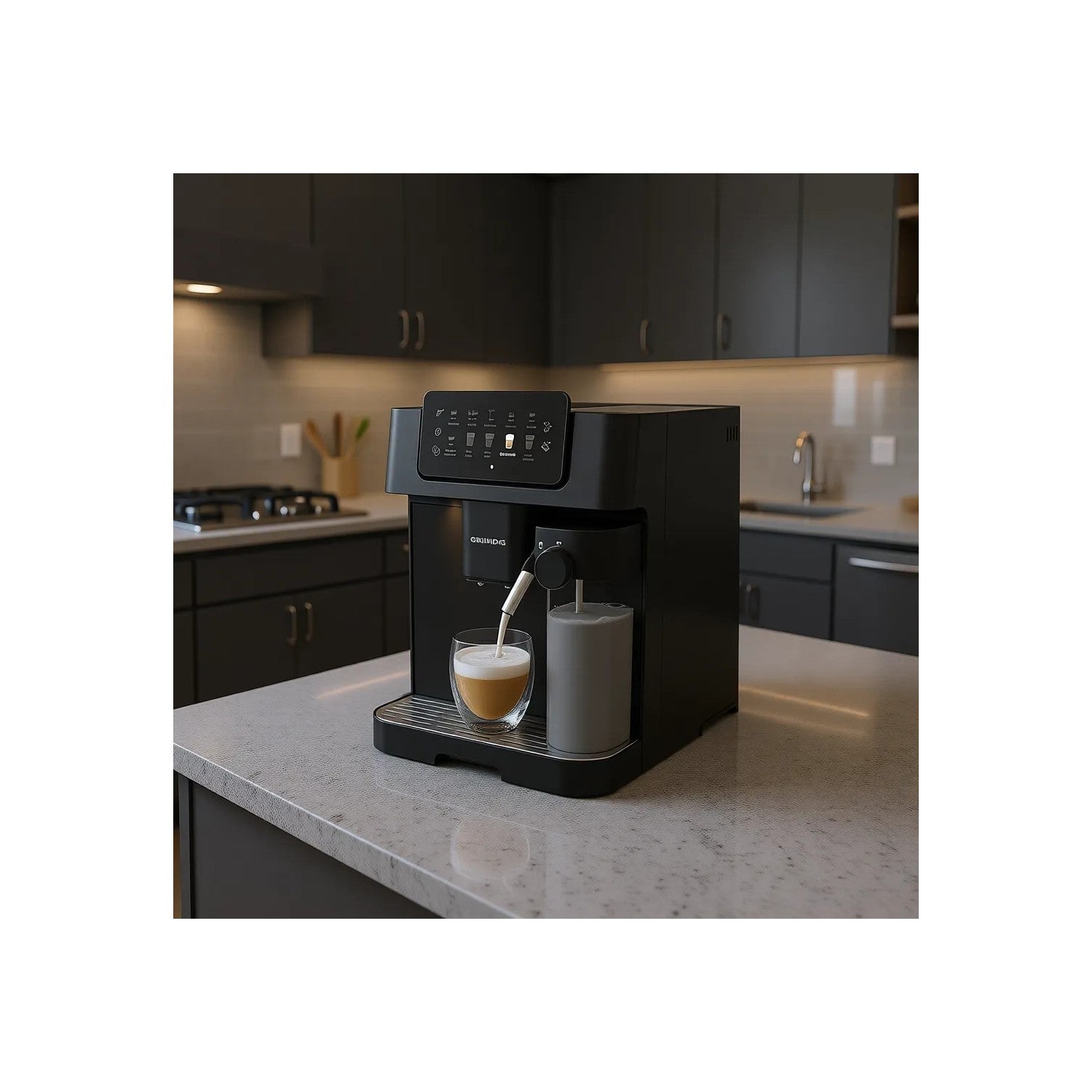 Grundig KVA 7230 Delisia Coffee Fully Automatic Espresso Machine, 1350 W - MALLTURK
