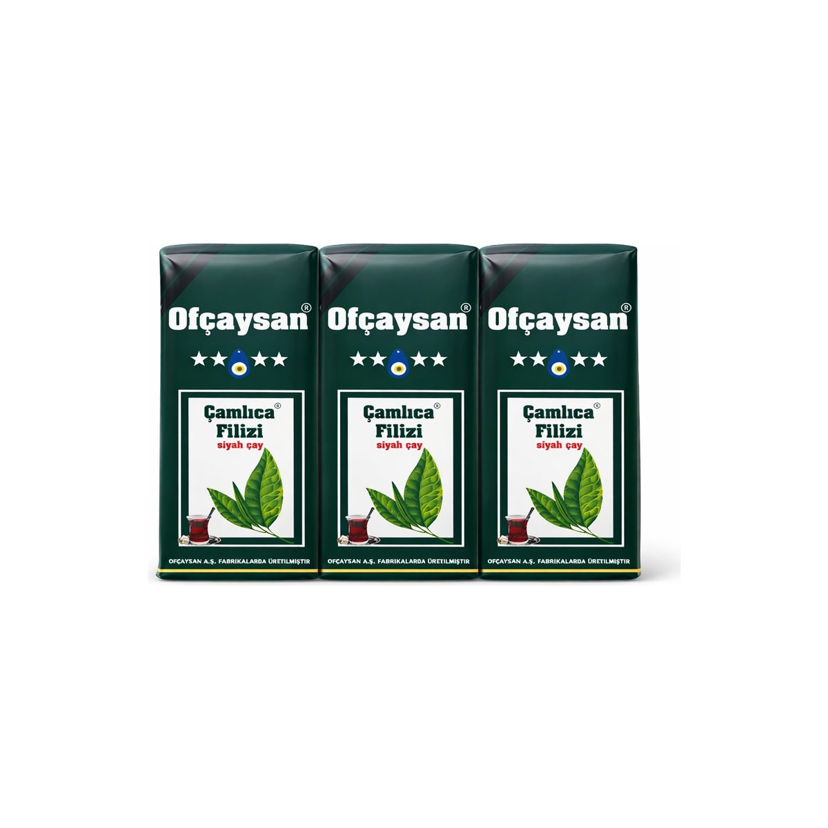 Ofcaysan Camlica Filizi black tea 3 x 1 kg - MALLTURK
