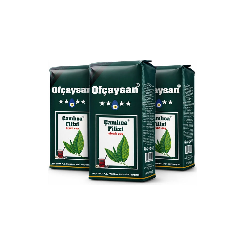 Ofcaysan Camlica Filizi black tea 3 x 1 kg - MALLTURK