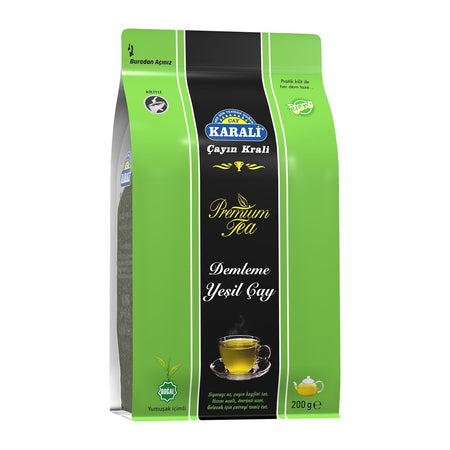 Karali tea Karali Premium Dokme green tea 200 g natural leaf Yuksek Kalite flavored Turkiye Menseli - MALLTURK