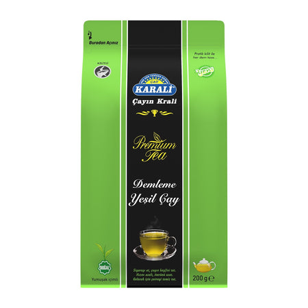 Karali tea Karali Premium Dokme green tea 200 g natural leaf Yuksek Kalite flavored Turkiye Menseli - MALLTURK