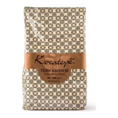 Kocatepe Coffee - Kocatepe 1 kg Turkish Coffee, Foil Pack of 2, Freshly Ground Arabica Beans, Origin: Turkiye - MALLTURK