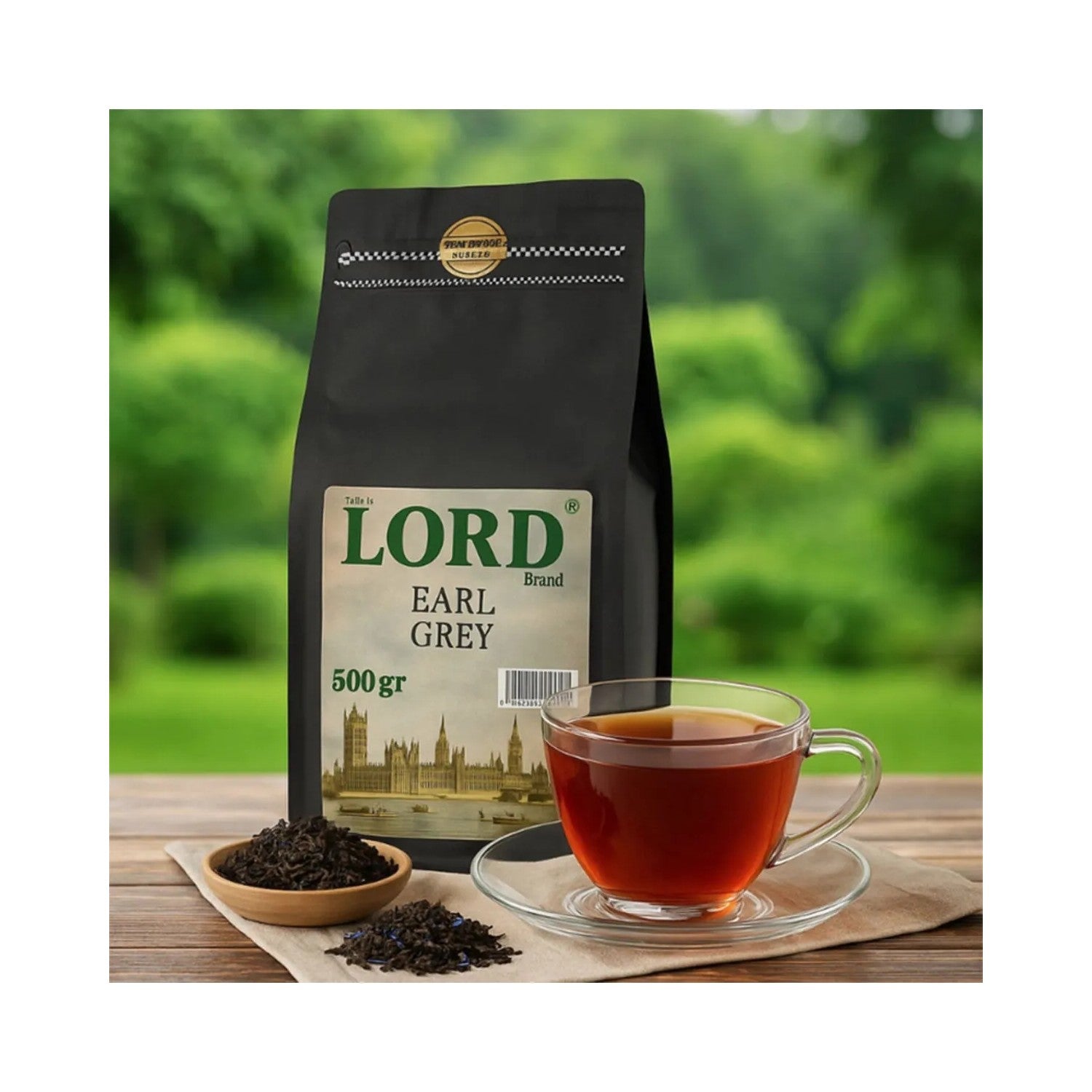 Lord Tea bergamot flavored Earl Grey tea 500 g natural flavored black tea Yapraklari - MALLTURK