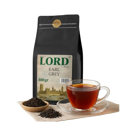 Lord Tea bergamot flavored Earl Grey tea 500 g natural flavored black tea Yapraklari - MALLTURK