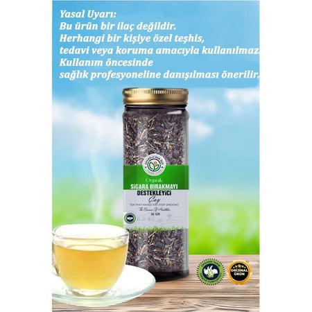 Anadolunun Ozu Sigara Birakmaya Yardimci Bitkisel tea 30 g Organik Sertifikali .Kendine bir sans ver - MALLTURK