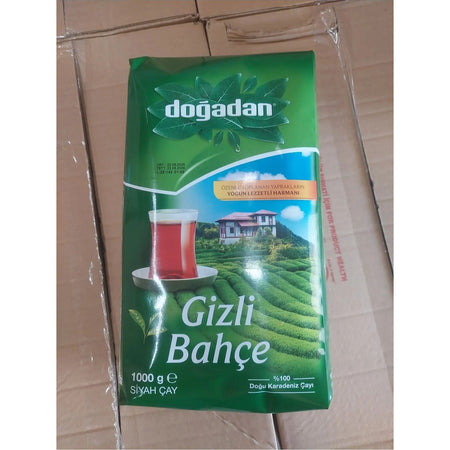 Dogadan Gizli Bahce 1 kg loose leaf black tea Turkiye Menseli Yogun flavor and aroma - MALLTURK