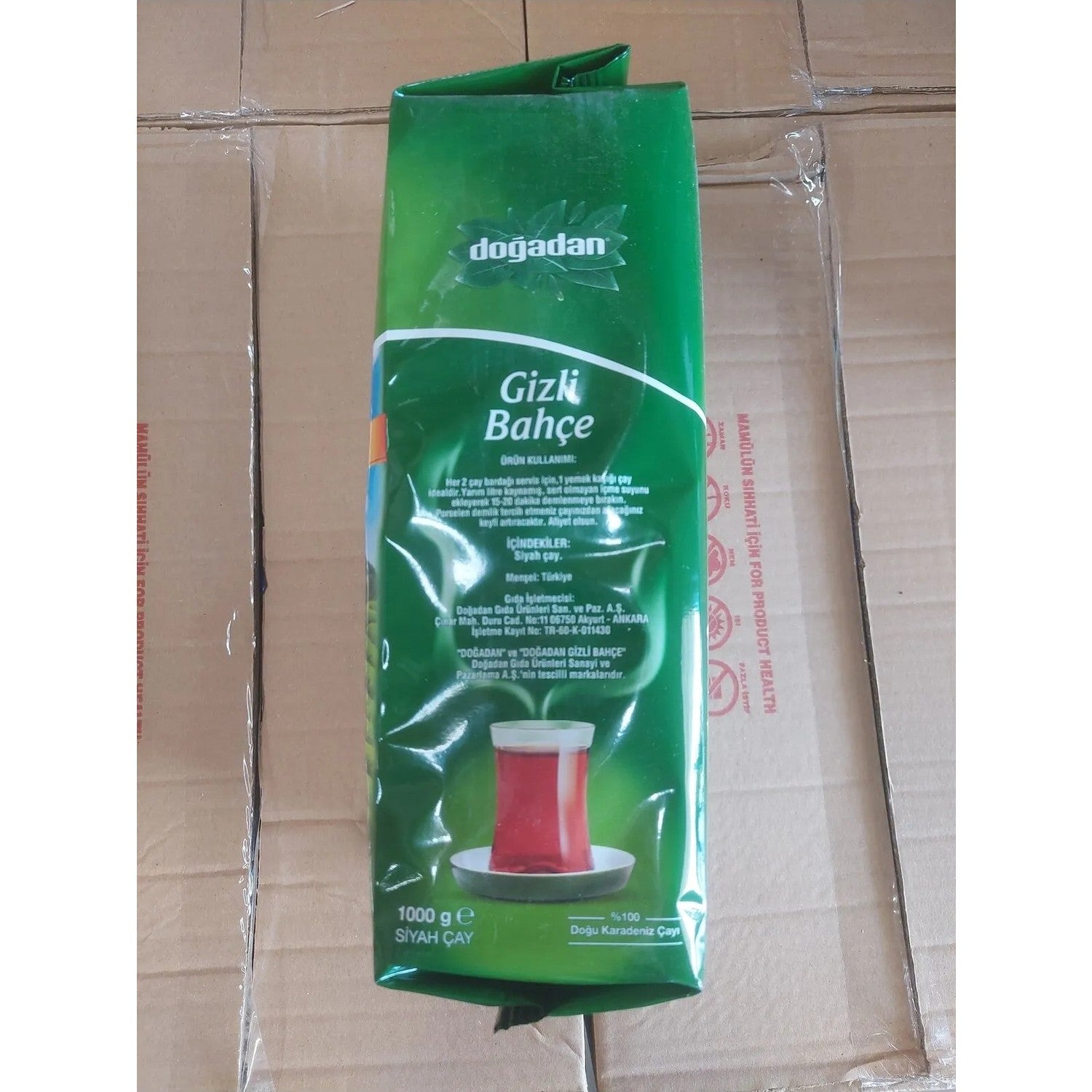 Dogadan Gizli Bahce 1 kg loose leaf black tea Turkiye Menseli Yogun flavor and aroma - MALLTURK