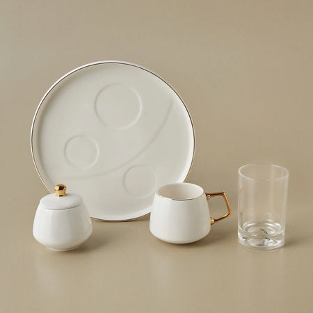 Karaca Streamline Saturn Single Coffee Presentation Set 100 ml - MALLTURK