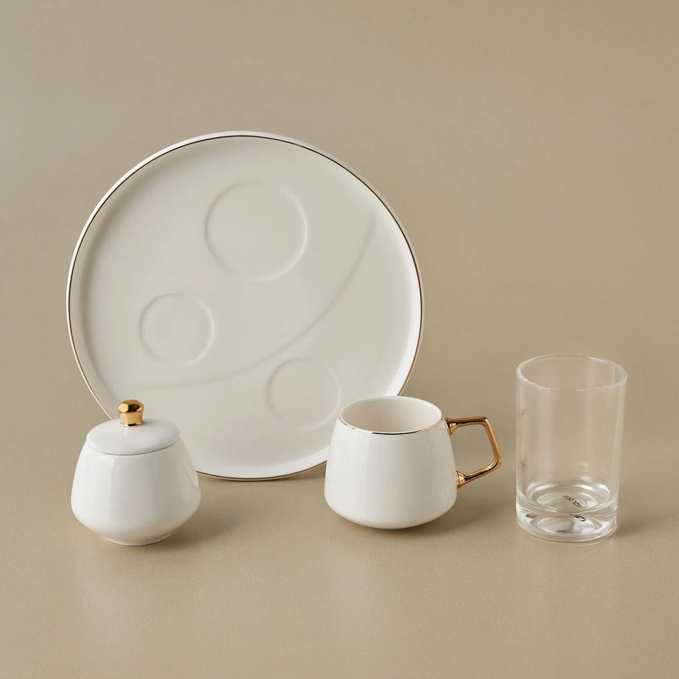 Karaca Streamline Saturn Single Coffee Presentation Set 100 ml - MALLTURK