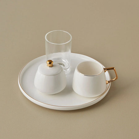 Karaca Streamline Saturn Single Coffee Presentation Set 100 ml - MALLTURK