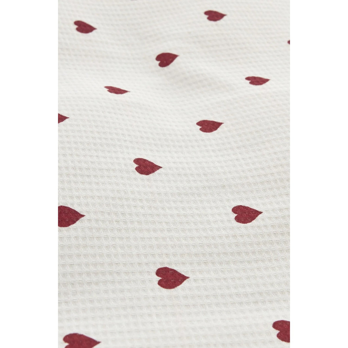 Karaca Home Amour Heart Pattern Single Duvet Cover Set Red - MALLTURK