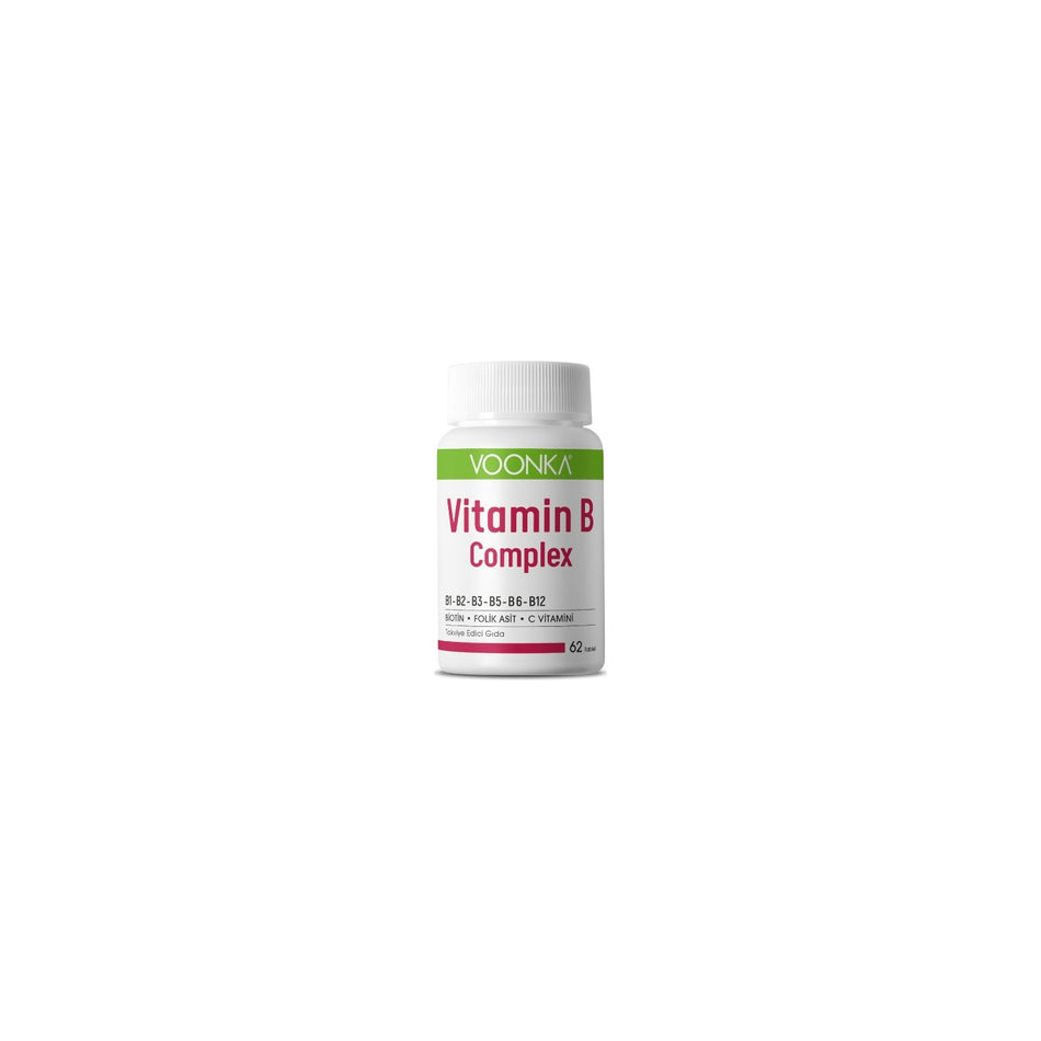 Voonka Vitamin B Complex 62 Tablets Unflavored