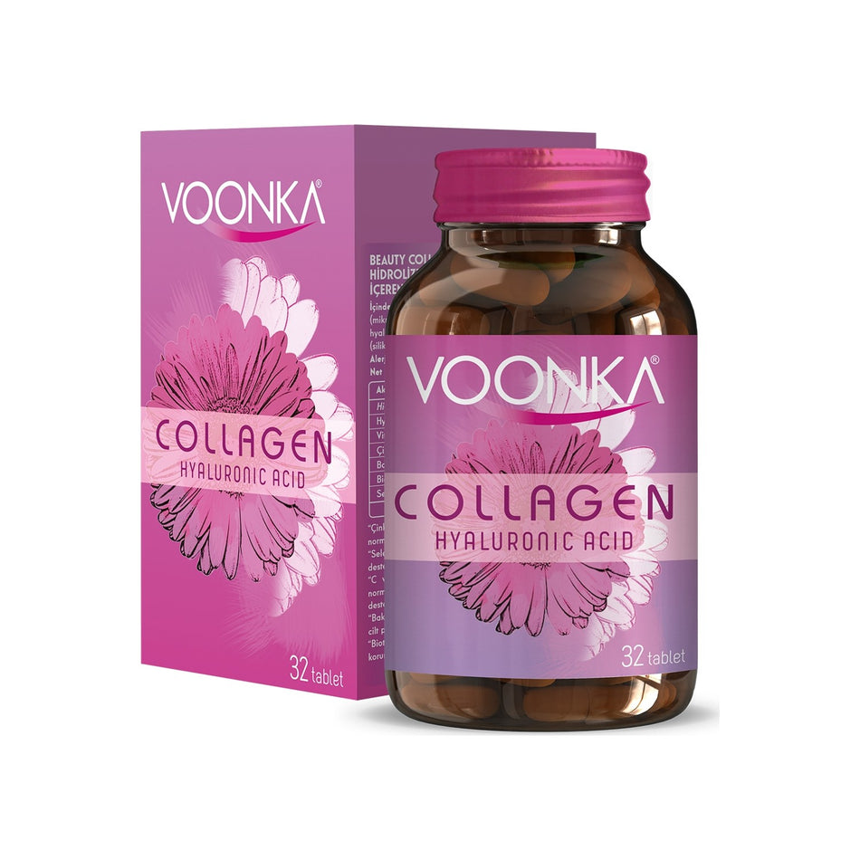 Voonka Collagen Hyaluronic Acid 32 Tablets Collagen - MALLTURK
