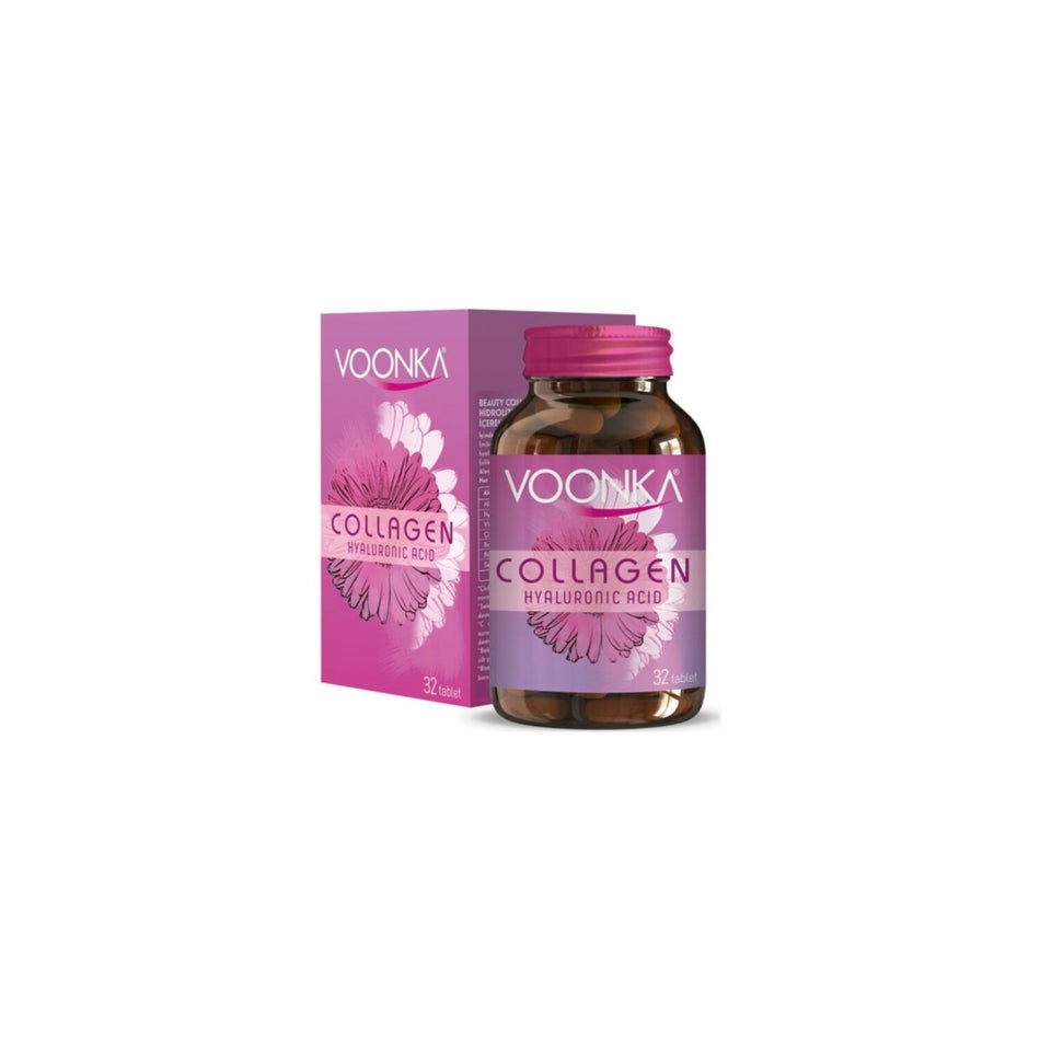Voonka Collagen Hyaluronic Acid 32 Tablets Collagen - MALLTURK