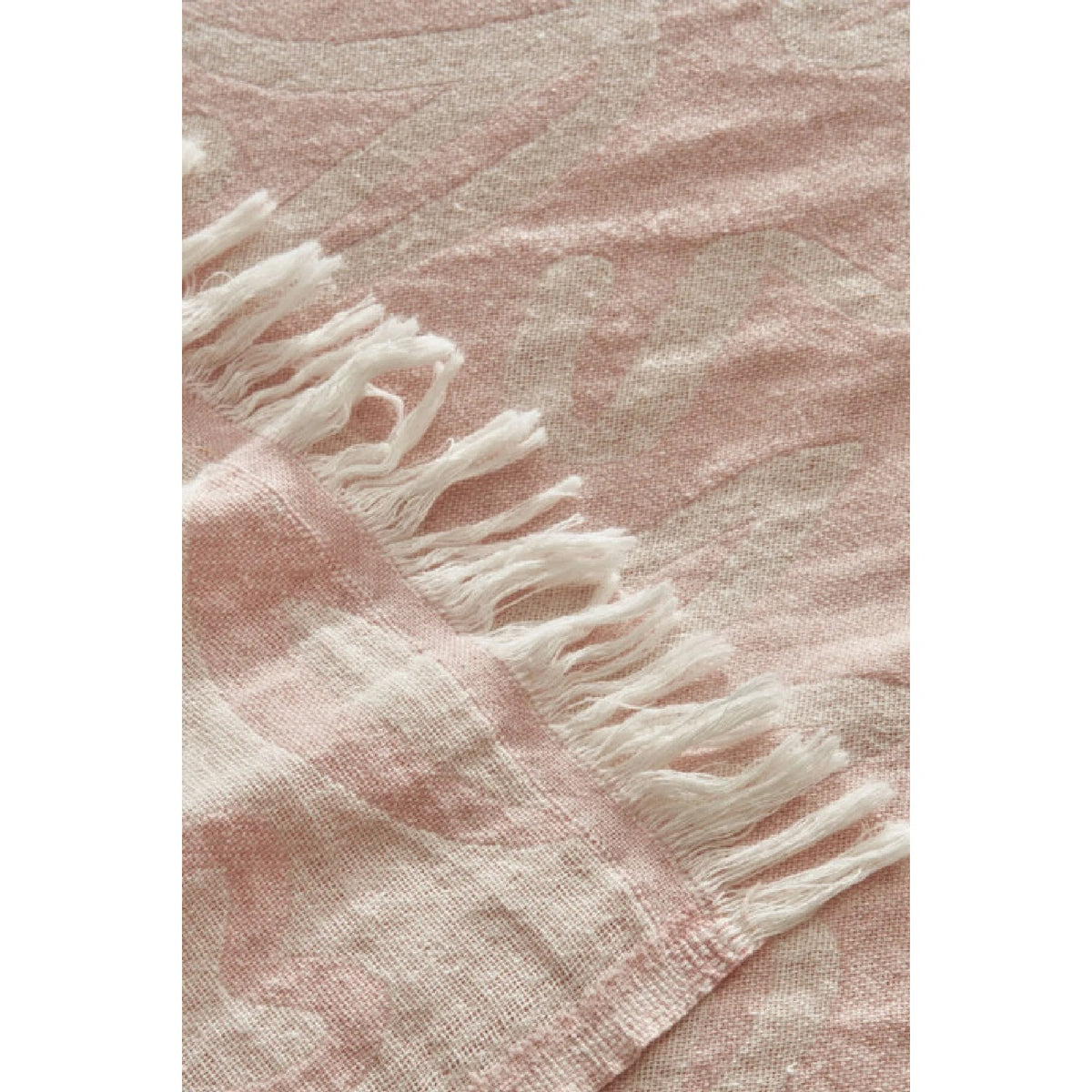Karaca Home Bouquet Double Muslin Quilted Blanket, Baby Pink - MALLTURK