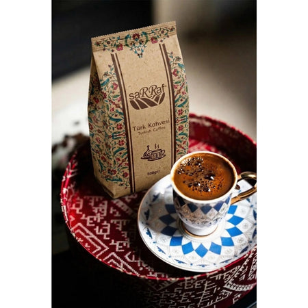 Sarraf Turkish Coffee 500GR Medium Roast & Smooth Taste - MALLTURK