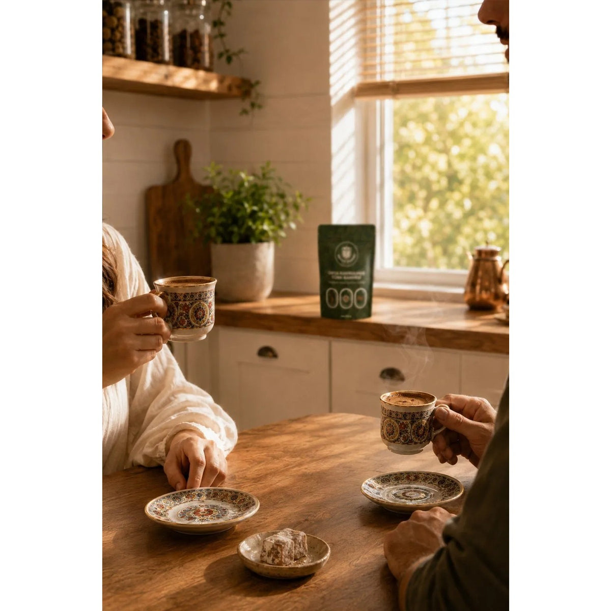 Antep Pazari Turkish Coffee - Medium Roast - 100 gr x 2 packs - MALLTURK