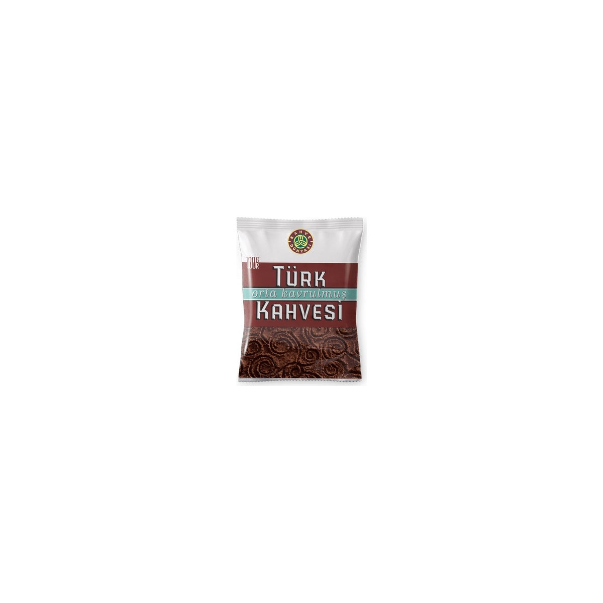 Coffee World Medium Roast Turkish Coffee 100 gr x 12 Pack Originating from Turkiye, intense Aroma - MALLTURK