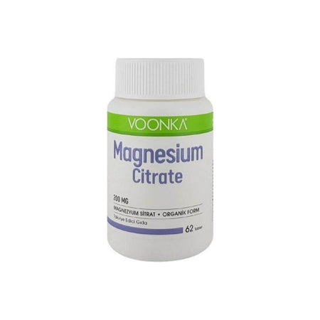 Voonka Magnesium Citrate 200 mg 60 Tablets - MALLTURK