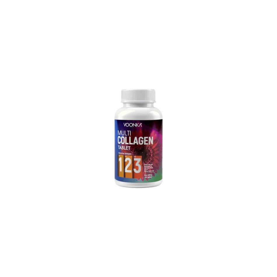 Voonka Multi Collagen Tablets 90 Tablets Hydrolyzed Collagen with Unisex Product