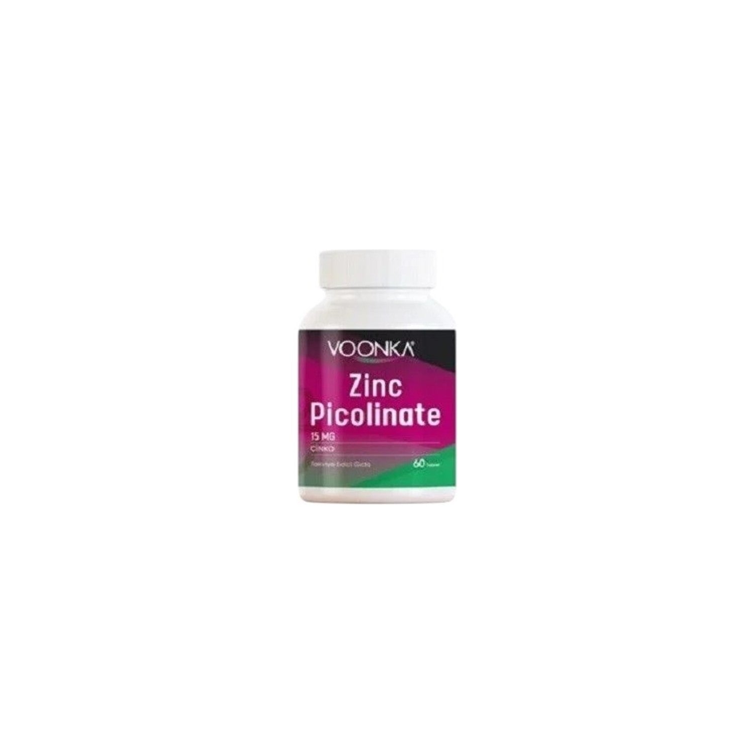 Voonka Zinc Picolinate 60 Tablets - MALLTURK
