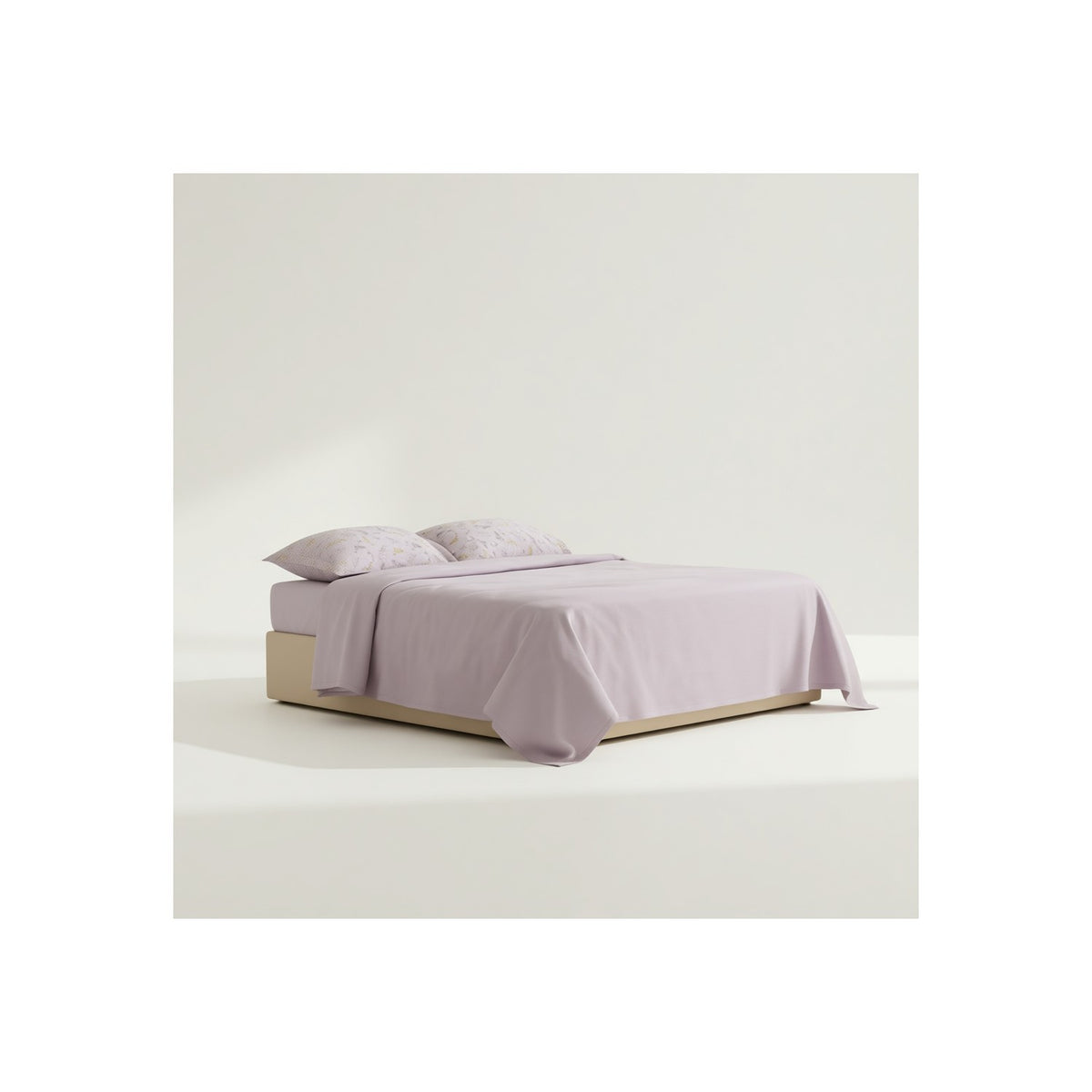 Karaca Home Noa Light Plum Bamboo Double Bed Quilt Set 200x220 cm (2 Pieces) Pillowcases - MALLTURK