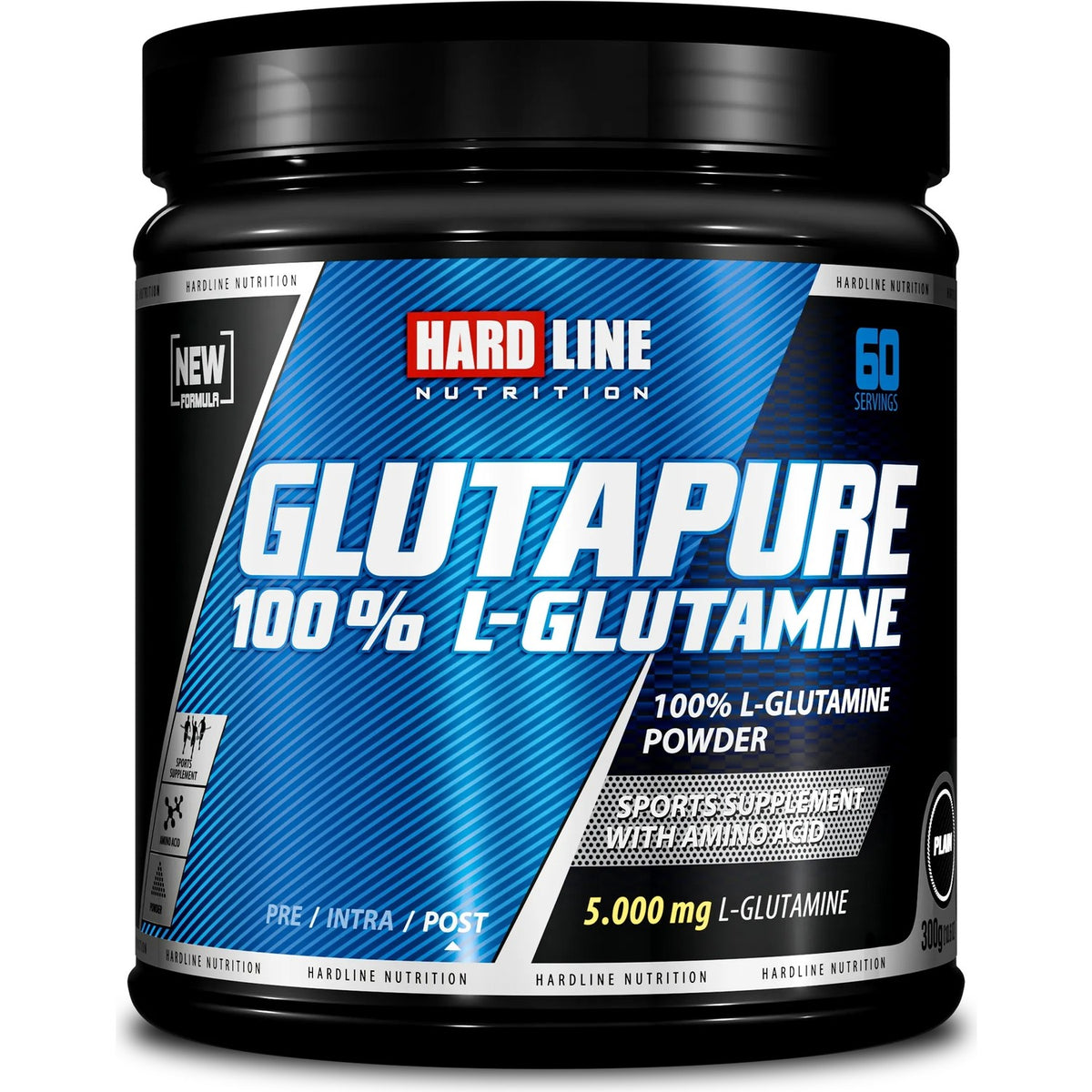 Hardline Nutrition Glutapure L-Glutamine 300 gr 60 Servings Unflavored - MALLTURK