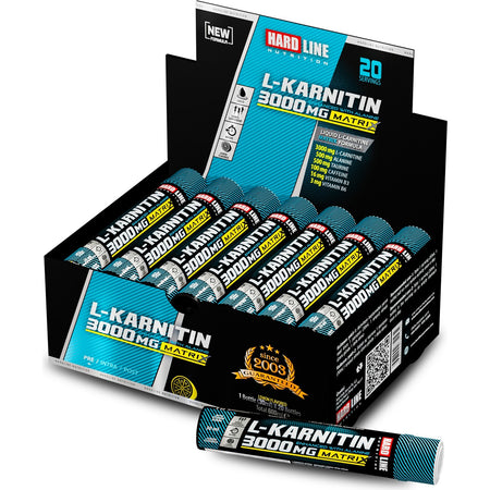 Hardline Nutrition Caffeine 200 mg Liquid, 20 Bottles (30 ml), Lemon Flavored - MALLTURK