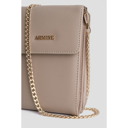 Armine Pia Handbag, Color Mink - MALLTURK