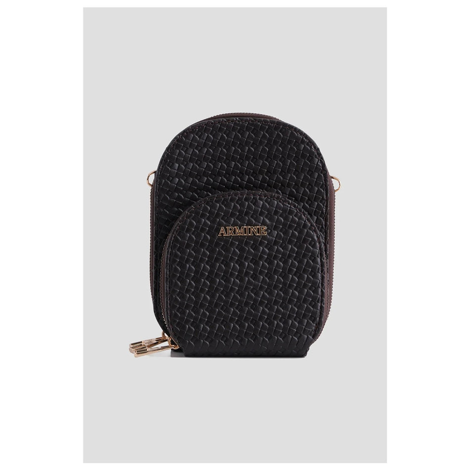 Armine Knitted Handbag Brown