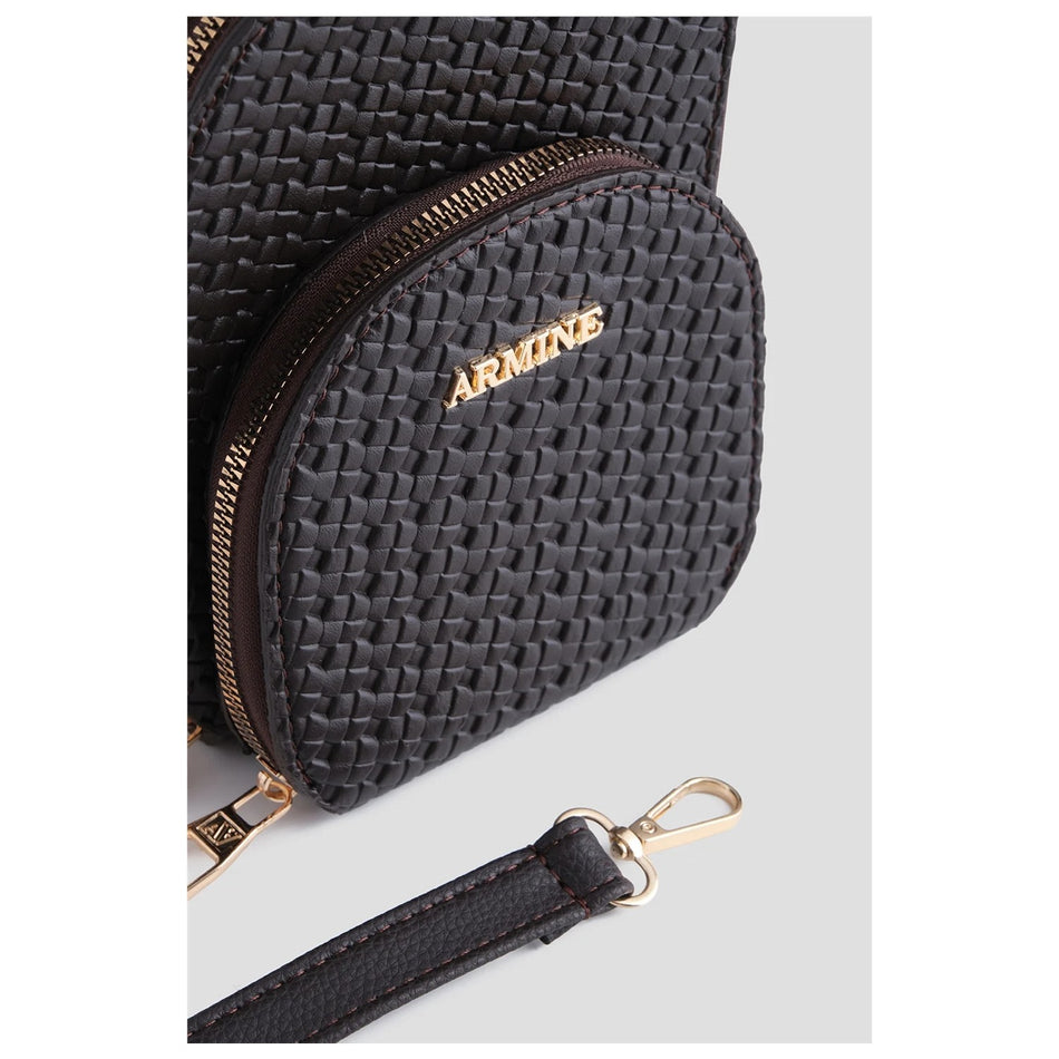 Armine Knitted Handbag Brown