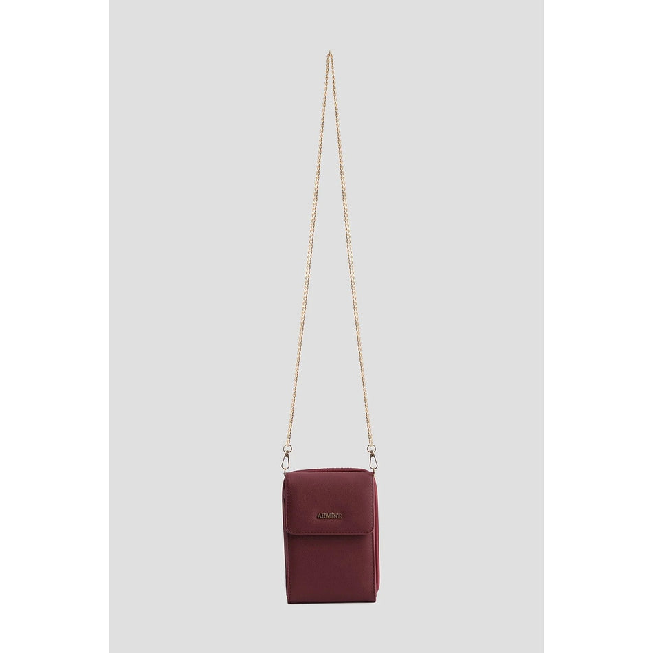 Armine Pia Handbag Model Burgundy - MALLTURK