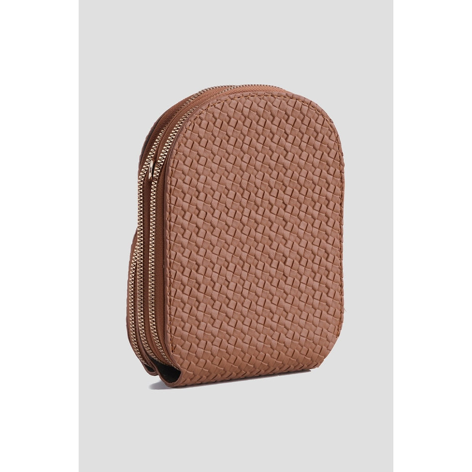 Armine Knitted Handbag, Tan