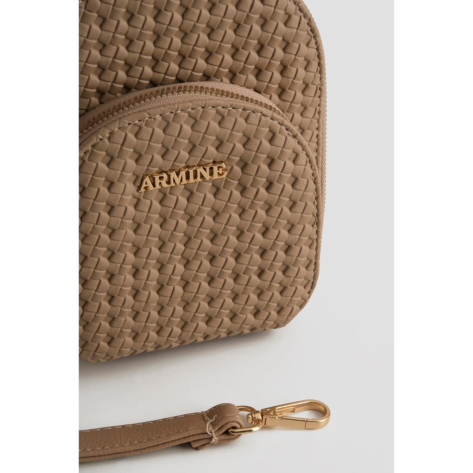 Armine Knitted Handbag, Mink