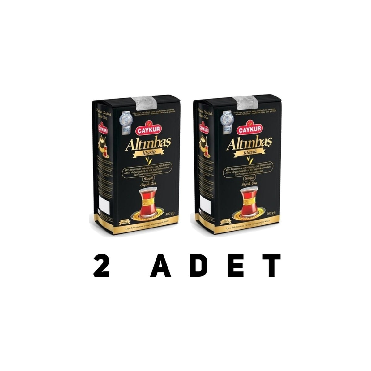 Caykur Altinbas Klasik black tea 500 g 2 pieces natural leaf tea Kalitesi with Essiz aroma - MALLTURK
