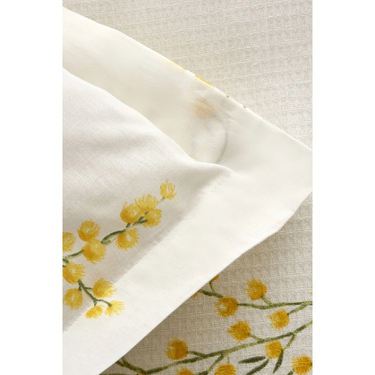 Karaca Home Loretta 100% Cotton Single Pique Set Yellow - MALLTURK