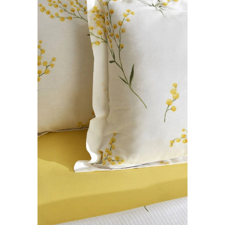 Karaca Home Loretta 100% Cotton Single Pique Set Yellow - MALLTURK
