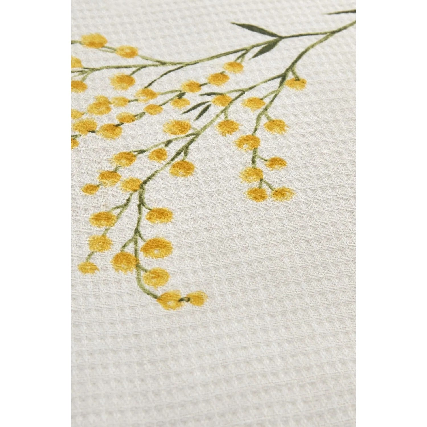 Karaca Home Loretta 100% Cotton Single Pique Set Yellow - MALLTURK