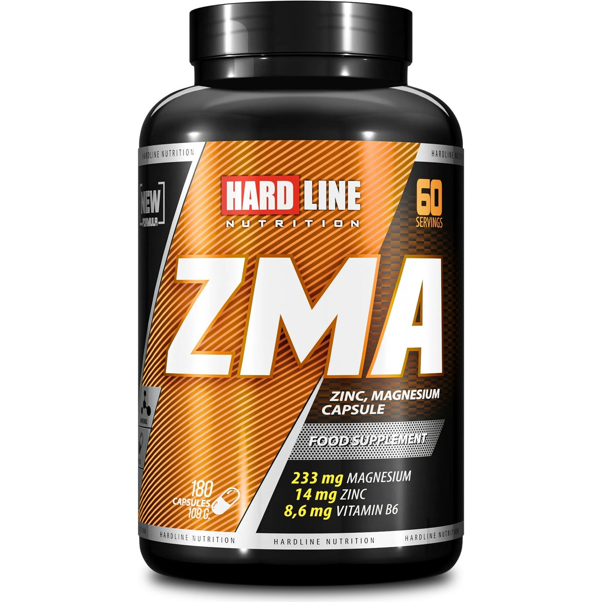 Hardline Nutrition ZMA 180 Capsules - (Magnesium, Zinc) - MALLTURK
