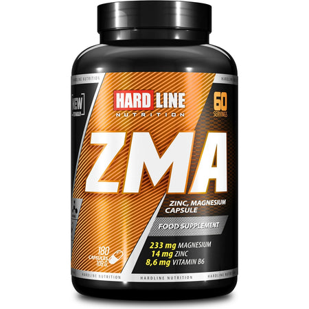 Hardline Nutrition ZMA 180 Capsules - (Magnesium, Zinc) - MALLTURK