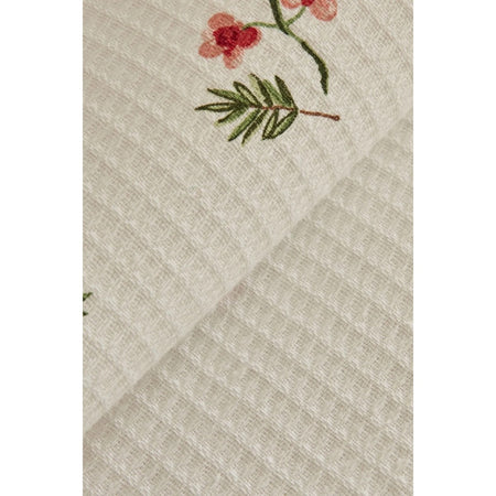 Karaca Home Silvie 100% Cotton Single Pique Set Red - MALLTURK